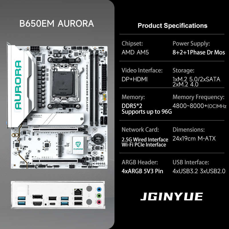 Gaming B650 MATX AMD AM5 DDR5  - Am5 Micro Atx Pcie 5.0 Motherboard 评论和价格